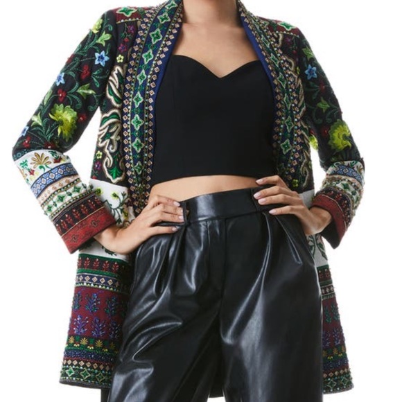 ALICE + OLIVIA Wheaton Embellished Robe - Picture 3 of 6